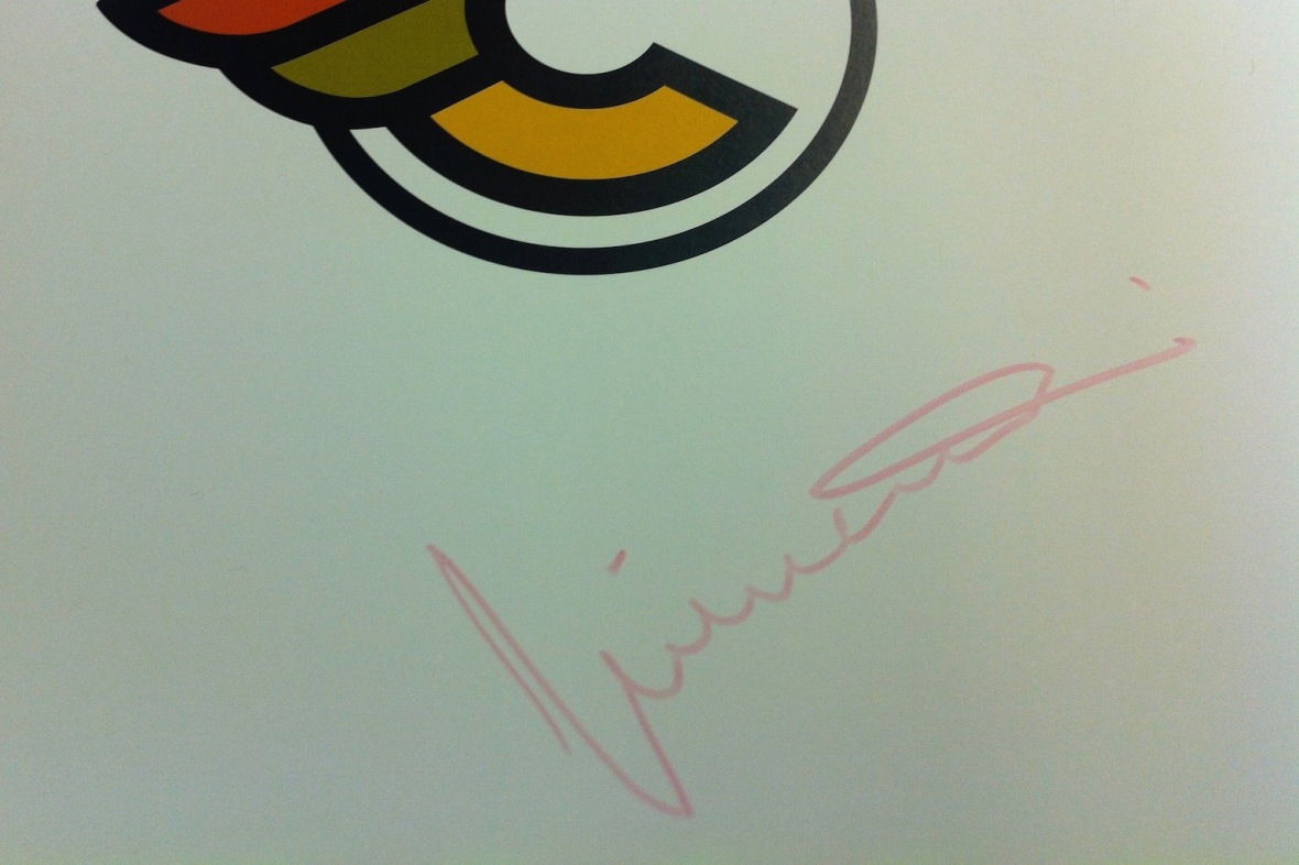 felice gimondi signature